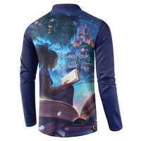 Black Girls Book Lovers Button Sweatshirt Just A Girl Who Loves Books