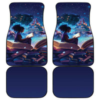 Black Girls Book Lovers Car Mats Just A Girl Who Loves Books