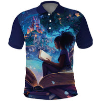 Black Girls Book Lovers Polo Shirt Just A Girl Who Loves Books