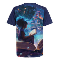 Black Girls Book Lovers Rugby Jersey Just A Girl Who Loves Books