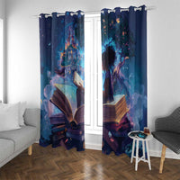 Black Girls Book Lovers Window Curtain Just A Girl Who Loves Books