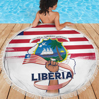Liberia Flag Day Beach Blanket Our Flag Our Pride