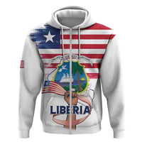 Personalised Liberia Flag Day Hoodie Our Flag Our Pride