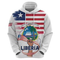 Personalised Liberia Flag Day Hoodie Our Flag Our Pride