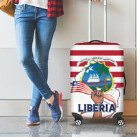 Liberia Flag Day Luggage Cover Our Flag Our Pride