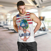 Personalised Liberia Flag Day Men Tank Top Our Flag Our Pride