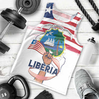 Personalised Liberia Flag Day Men Tank Top Our Flag Our Pride