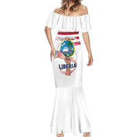 Personalised Liberia Flag Day Mermaid Dress Our Flag Our Pride