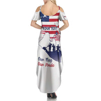 Personalised Liberia Flag Day Summer Maxi Dress Our Flag Our Pride