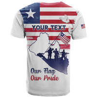Personalised Liberia Flag Day T Shirt Our Flag Our Pride