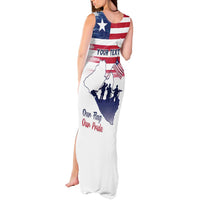 Personalised Liberia Flag Day Tank Maxi Dress Our Flag Our Pride