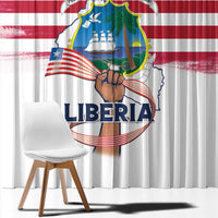 Liberia Flag Day Window Curtain Our Flag Our Pride