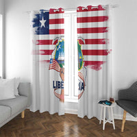 Liberia Flag Day Window Curtain Our Flag Our Pride