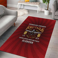 Red Tails Legacy Area Rug Tuskegee Airmen WWII Heroes - Wonder Print Shop