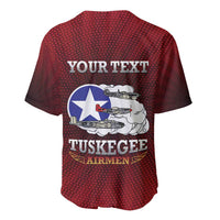Personalized Red Tails Legacy Baseball Jersey Tuskegee Airmen WWII Heroes - Wonder Print Shop