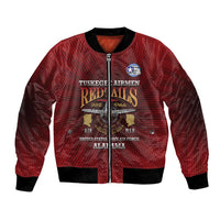 Personalized Red Tails Legacy Bomber Jacket Tuskegee Airmen WWII Heroes - Wonder Print Shop