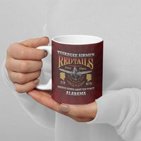 Personalized Red Tails Legacy Ceramic Mug Tuskegee Airmen WWII Heroes - Wonder Print Shop