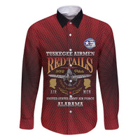 Personalized Red Tails Legacy Family Matching Mermaid Dress and Hawaiian Shirt Tuskegee Airmen WWII Heroes - Wonder Print Shop