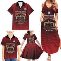 Personalized Red Tails Legacy Family Matching Summer Maxi Dress and Hawaiian Shirt Tuskegee Airmen WWII Heroes - Wonder Print Shop