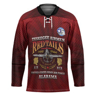 Personalized Red Tails Legacy Hockey Jersey Tuskegee Airmen WWII Heroes - Wonder Print Shop