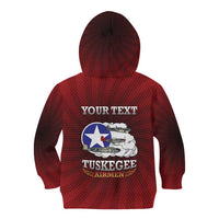 Personalized Red Tails Legacy Kid Hoodie Tuskegee Airmen WWII Heroes - Wonder Print Shop