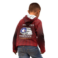 Personalized Red Tails Legacy Kid Hoodie Tuskegee Airmen WWII Heroes - Wonder Print Shop