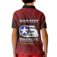 Personalized Red Tails Legacy Kid Polo Shirt Tuskegee Airmen WWII Heroes - Wonder Print Shop
