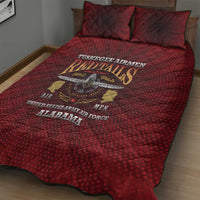 Red Tails Legacy Quilt Bed Set Tuskegee Airmen WWII Heroes - Wonder Print Shop