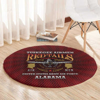 Red Tails Legacy Round Carpet Tuskegee Airmen WWII Heroes - Wonder Print Shop