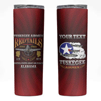 Personalized Red Tails Legacy Skinny Tumbler Tuskegee Airmen WWII Heroes - Wonder Print Shop