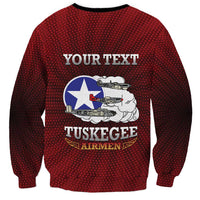 Personalized Red Tails Legacy Sweatshirt Tuskegee Airmen WWII Heroes - Wonder Print Shop