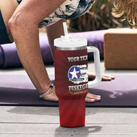 Personalized Red Tails Legacy Tumbler With Handle Tuskegee Airmen WWII Heroes - Wonder Print Shop