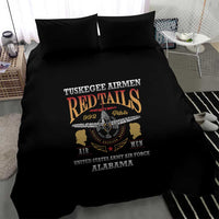 Red Tails Legacy Bedding Set Tuskegee Airmen WWII Heroes - Black Color - Wonder Print Shop