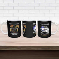 Personalized Red Tails Legacy Ceramic Mug Tuskegee Airmen WWII Heroes - Black Color - Wonder Print Shop