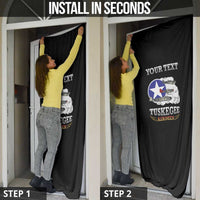 Red Tails Legacy Door Cover Tuskegee Airmen WWII Heroes - Black Color - Wonder Print Shop