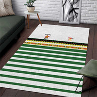 Zimbabwe Rugby Sevens Area Rug Go Cheetahs Go - Wonder Print Shop