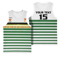 Zimbabwe Rugby Sevens Custom Basketball Jersey Go Cheetahs Go - Wonder Print Shop
