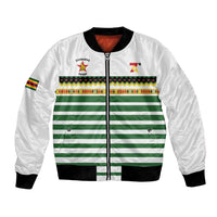 Zimbabwe Rugby Sevens Custom Bomber Jacket Go Cheetahs Go - Wonder Print Shop