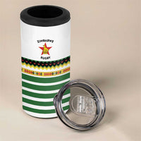 Zimbabwe Rugby Sevens 4 in 1 Can Cooler Tumbler Go Cheetahs Go - Wonder Print Shop
