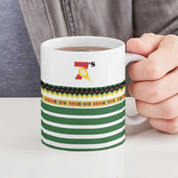 Zimbabwe Rugby Sevens Custom Ceramic Mug Go Cheetahs Go - Wonder Print Shop