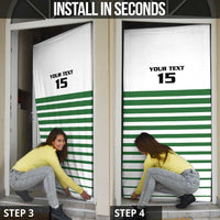 Zimbabwe Rugby Sevens Door Cover Go Cheetahs Go - Wonder Print Shop