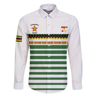 Zimbabwe Rugby Sevens Custom Family Matching Long Sleeve Bodycon Dress and Hawaiian Shirt Go Cheetahs Go - Wonder Print Shop