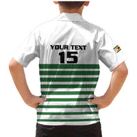 Zimbabwe Rugby Sevens Custom Family Matching Mermaid Dress and Hawaiian Shirt Go Cheetahs Go - Wonder Print Shop