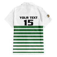 Zimbabwe Rugby Sevens Custom Family Matching Off The Shoulder Long Sleeve Dress and Hawaiian Shirt Go Cheetahs Go - Wonder Print Shop