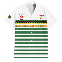 Zimbabwe Rugby Sevens Custom Family Matching Off Shoulder Maxi Dress and Hawaiian Shirt Go Cheetahs Go - Wonder Print Shop