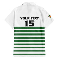 Zimbabwe Rugby Sevens Custom Family Matching Off Shoulder Short Dress and Hawaiian Shirt Go Cheetahs Go - Wonder Print Shop