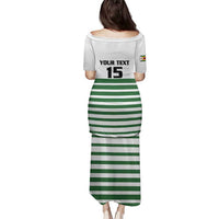 Zimbabwe Rugby Sevens Custom Family Matching Puletasi and Hawaiian Shirt Go Cheetahs Go - Wonder Print Shop