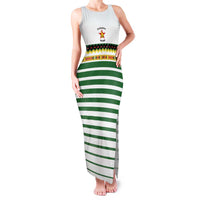 Zimbabwe Rugby Sevens Custom Family Matching Tank Maxi Dress and Hawaiian Shirt Go Cheetahs Go - Wonder Print Shop