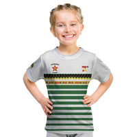 Zimbabwe Rugby Sevens Custom Kid T Shirt Go Cheetahs Go - Wonder Print Shop