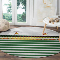 Zimbabwe Rugby Sevens Round Carpet Go Cheetahs Go - Wonder Print Shop